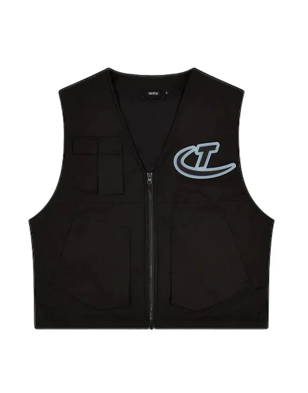 Trapstar Hyperdrive Pocket Vest Black